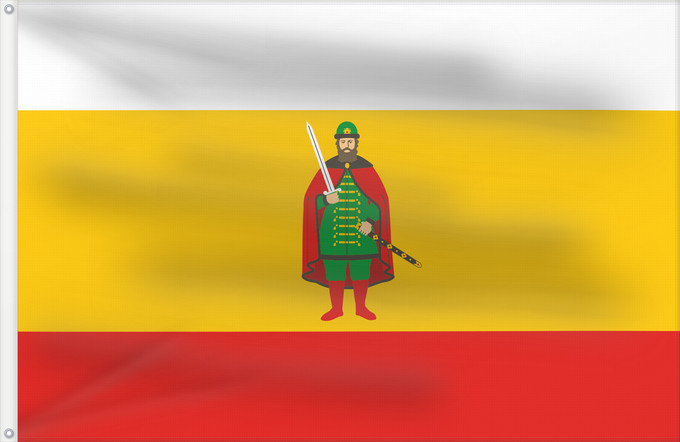 Bandera, con dos ojales metálicos y lado del asta reforzado: Ryazan Oblast Ryazan Oblast Oblast de Riazan Óblast de Riazán Oblast Rjasan