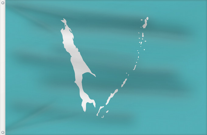 Flag, with two metal eyelets and reinforced hoist: Sakhalin Oblast Sakhalin Oblast, Russia Oblast de Sakhaline Óblast de Sajalín Oblast Sachalin Флаг Сахалинской области