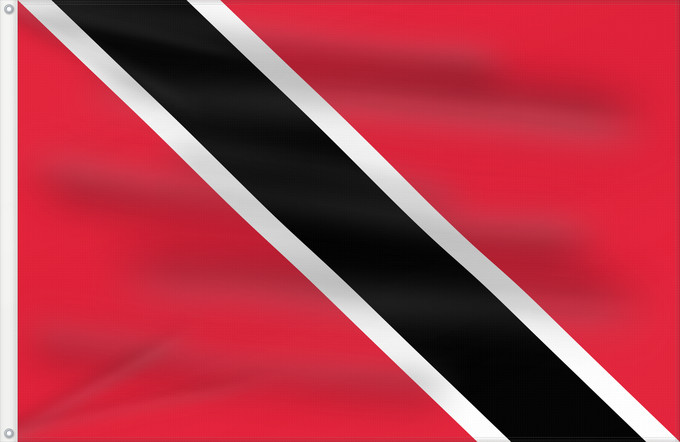 Bandera, con dos ojales metálicos y lado del asta reforzado: Trinidad and Tobago Trinité-et-Tobago Trinidad y Tobago Trinidad und Tobago Trinidad e Tobago Trinidad en Tobago Trindade e Tobago Trynidadu i Tobago Trinidad a Tobago Trinidad og Tobagos Trinidado kaj Tobago Trinidadi ja Tobago lipp Tríonóide agus Tobága