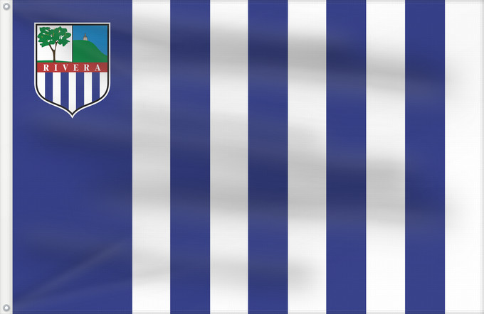 Drapeau, avec deux œillets métalliques et guindant renforcé : Rivera Department Rivera