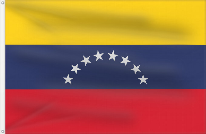 Drapeau, avec deux œillets métalliques et guindant renforcé : Venezuela	Civil du Venezuela	Venezuela - bandera Civil y de la Marina Mercante de Venezuela	Benezuela	Winïxwila wiphala	Veneçuela	Venezuelská vlajka	Venezuelo	Venezuelako bandera	Poyvi Venesuéla	Winisuyla unanchan	Флаг Венесуэлы	Venezuele	Türkçe Venezuela