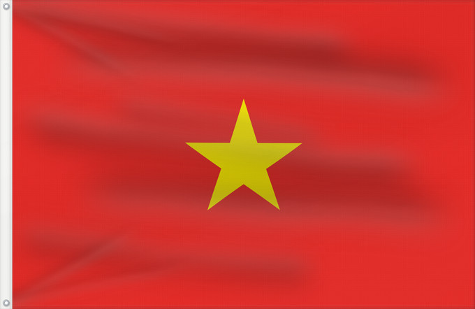 Flag, with two metal eyelets and reinforced hoist: Vietnam Viêt Nam Vietnã Vo Vietnam علم فيتنام Vietnamu Σημαία του Βιετνάμ Vjetnamio 越南國旗 Ye̍t-nàm koet-khì Vijetnama 越南の国旗 / ベトナムの国旗 Vietnam bayrağı / Вьетнам байрағы 越南의 國旗 / 베트남의 국기 Vietnam tuusu / Вьетнам туусу ທຸງຊາດຂອງປະເທດຫວຽດນາມ 越南之旗 Вьетнам төр