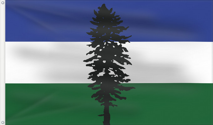 Drapeau, avec deux œillets métalliques et guindant renforcé : Cascadia