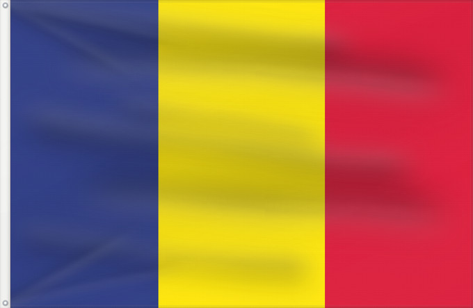 Bandera, con dos ojales metálicos y lado del asta reforzado: Andorra  civil	Andorra - civil version	Andorre	Andorra
