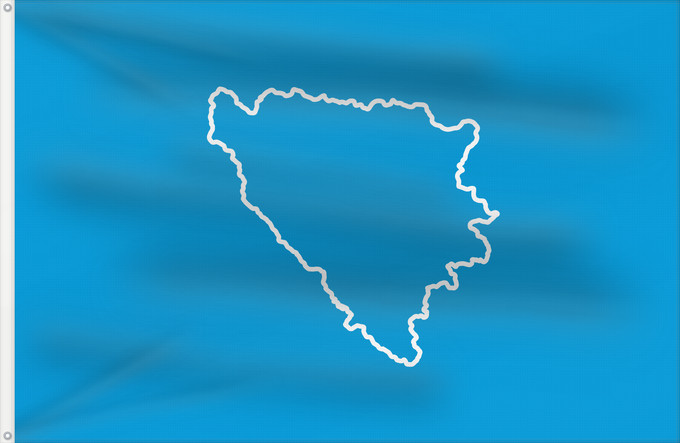 Bandera, con dos ojales metálicos y lado del asta reforzado: BiH  First set of proposal 3	Bosnia and Herzegovina (First set of proposal 3)	Bosnie-Herzégovine (Premier ensemble de proposition 3)	Bosnia y Herzegovina (Primer conjunto de propuesta 3)	Bosnien und Herzegowina (Erster Satz von Vorschlag 3)	Bosnia ed Erze