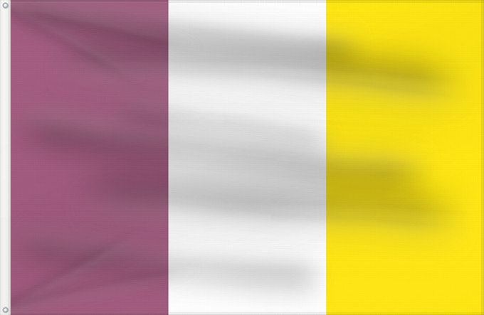 Drapeau, avec deux œillets métalliques et guindant renforcé : Ath	Belgian commune of Ath  Aat