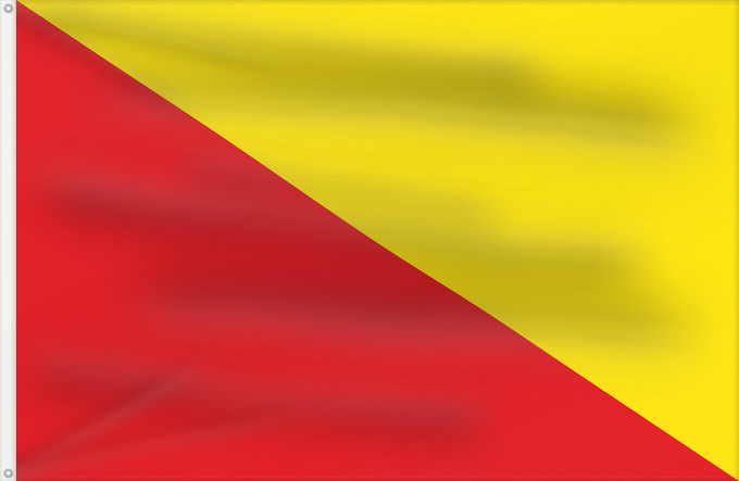Bandera, con dos ojales metálicos y lado del asta reforzado: Belœil	Belgian commune of Belœil