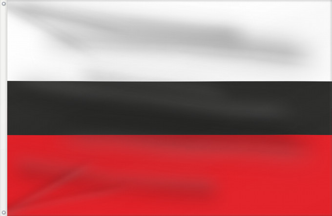 Flag, with two metal eyelets and reinforced hoist: Bredene Belgian municipality Bredene