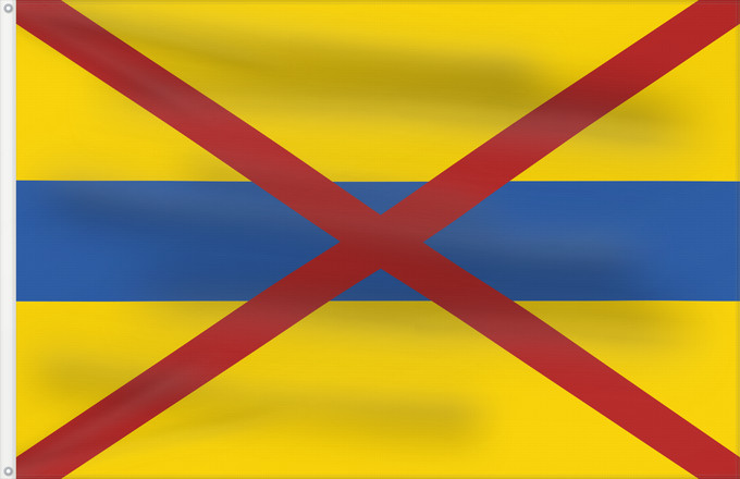 Bandera, con dos ojales metálicos y lado del asta reforzado: Grimbergen	Belgian municipality of Grimbergen	Commune belge de Grimbergen	Belgischen Gemeinde Grimbergen	Vlaams-Brabant gemeente Grimbergen