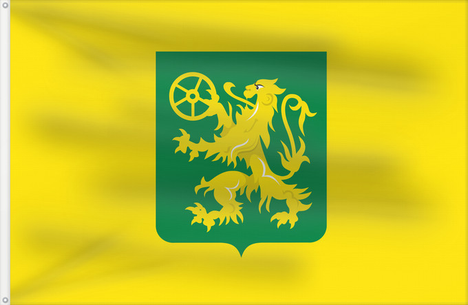 Bandera, con dos ojales metálicos y lado del asta reforzado: Le Roeulx Belgium