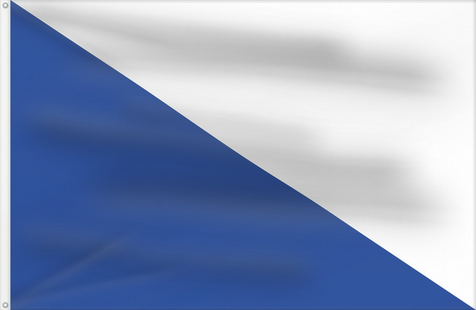 Bandera, con dos ojales metálicos y lado del asta reforzado: Leuze en Hainaut Belgium