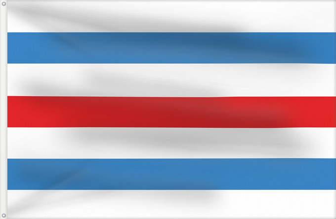 Bandera, con dos ojales metálicos y lado del asta reforzado: Manhay	Belgian municipality of Manhay	Commune belge de Manhay	Belgischen Gemeinde Manhay	Gemeente Manhay