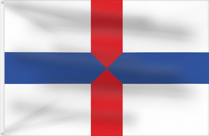 Bandera, con dos ojales metálicos y lado del asta reforzado: Profondeville	Belgian municipality Profondeville