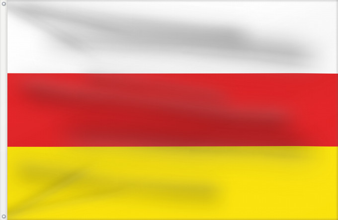 Bandera, con dos ojales metálicos y lado del asta reforzado: Riemst	Belgian municipality Riemst	Belgischen Gemeinde Riemst