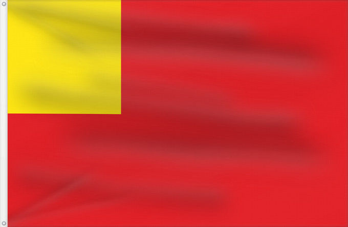 Bandera, con dos ojales metálicos y lado del asta reforzado: VilvoordeVlag