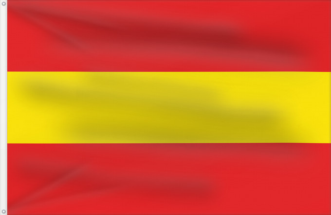 Bandera, con dos ojales metálicos y lado del asta reforzado: Herkdestad Herk-de-Stad Stad Herk-de-Stad Banniel Herk-de-Stad, Belgia