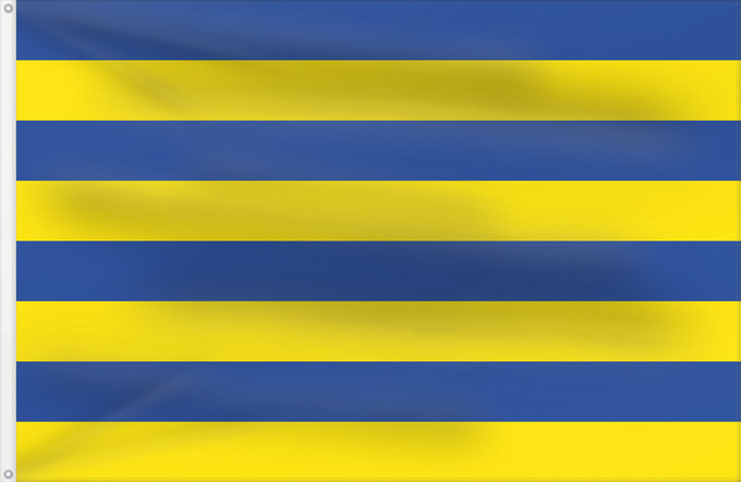 Drapeau, avec deux œillets métalliques et guindant renforcé : Wellen	Belgian municipality Wellen