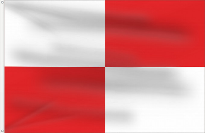 Bandera, con dos ojales metálicos y lado del asta reforzado: Wielsbeke Belgian municipality Wielsbeke Belgischen Gemeinde Wielsbeke