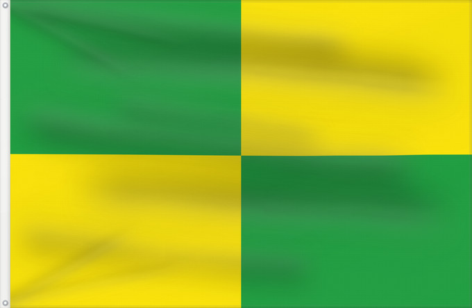 Drapeau, avec deux œillets métalliques et guindant renforcé : Zulte	Belgian commune of Zulte