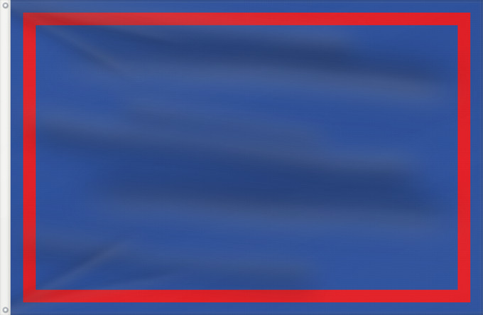 Flag, with two metal eyelets and reinforced hoist: Zwalm Municipal flag of Zwalm, Belgium
