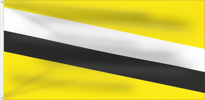 Drapeau, avec deux œillets métalliques et guindant renforcé : Brunei from 1906 to 1959	Brunei form 1906 to 29th September 1959	Brunéi (1906-1959)	Brunei (1906-1959)