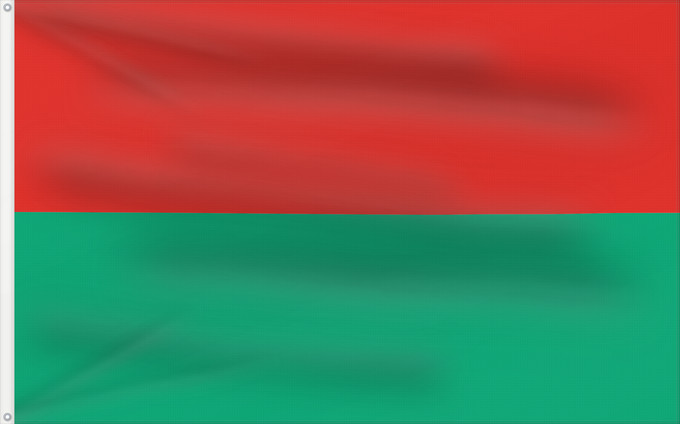 Bandera, con dos ojales metálicos y lado del asta reforzado: Paz	City and department of La Paz  Bolivia	La Paz	La ciudad y departamento de La Paz consta de dos franjas horizontales de igual ancho y dimensiones