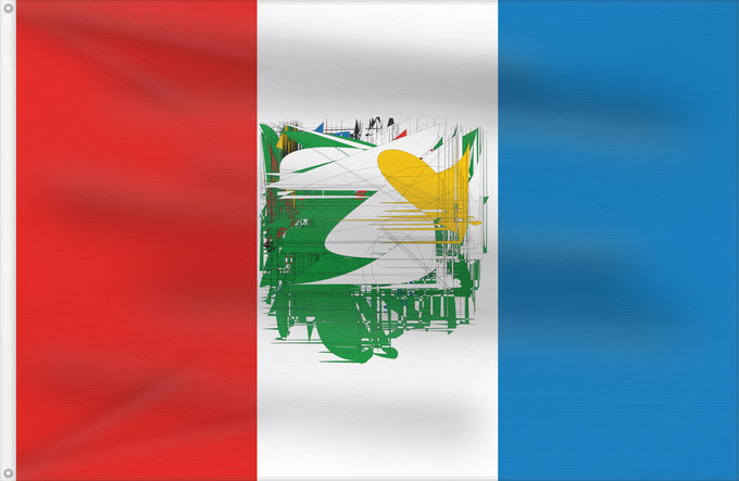 Drapeau, avec deux œillets métalliques et guindant renforcé : Alagoas	State of Alagoas, Brazil	Alagoas, Brasil
