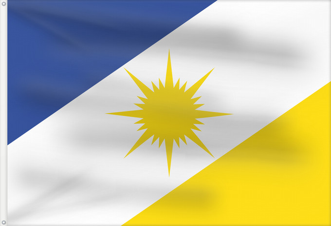 Flag, with two metal eyelets and reinforced hoist: Tocantins	State of Tocantins, Brazil	Estado do Tocantins, Brasil