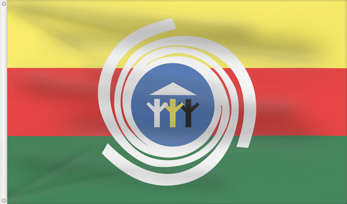 Bandera, con dos ojales metálicos y lado del asta reforzado: Araguaina Tocantins Brasil	Araguaína	Município de Araguaína no Estado do Tocantins