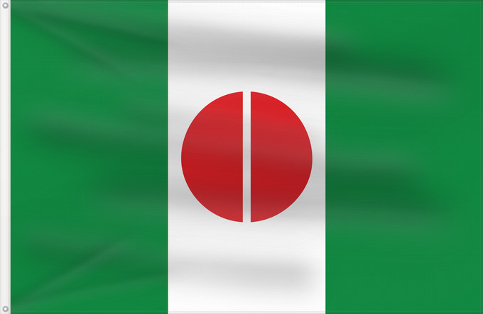 Bandera, con dos ojales metálicos y lado del asta reforzado: Cambe Parana Brasil	Cambé	Município de Cambé no Estado do Paraná, Brasil