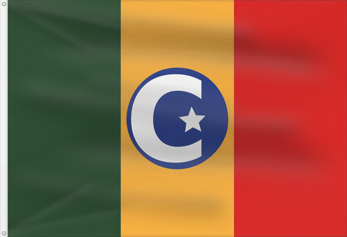Bandera, con dos ojales metálicos y lado del asta reforzado: Colorado do oeste	Colorado do Oeste	Município de Colorado do Oeste no Estado de Rondônia