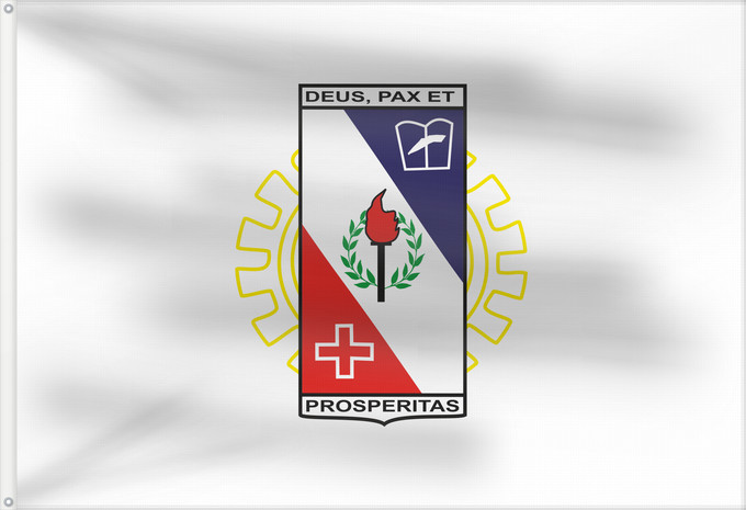 Bandera, con dos ojales metálicos y lado del asta reforzado: Coronel Fabriciano	Coronel Fabriciano, Minas Gerais, Brazil	Coronel Fabriciano, Minas Gerais, Brasil