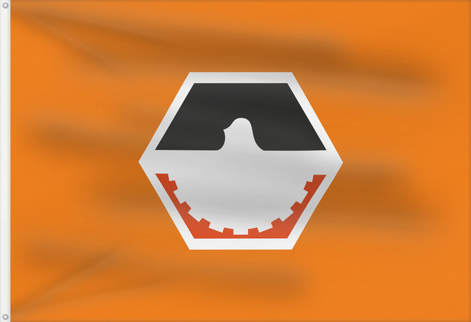 Flagge, mit zwei Metallösen und verstärktem Besatzband: Divinópolis	Município de Divinópolis no Estado de Minas Gerais