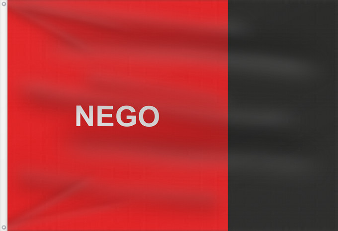 Flagge, mit zwei Metallösen und verstärktem Besatzband: Paraíba verso Paraíba (reverse) Paraíba (envers) Paraíba (reverso) Paraíba (Rückseite) Paraíba (rovescio) Verso da bandeira da Paraíba