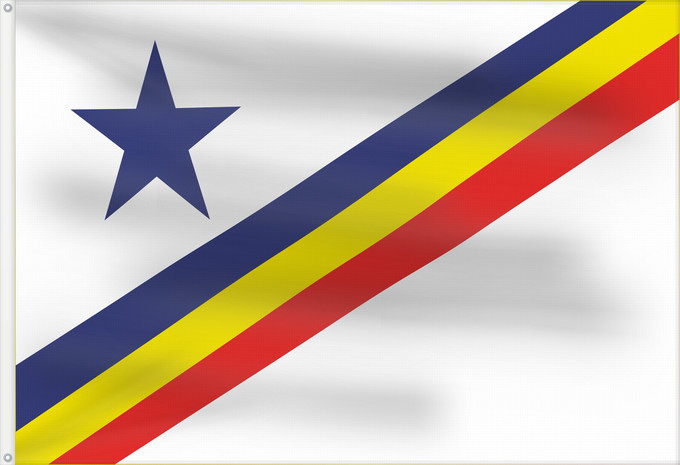 Bandera, con dos ojales metálicos y lado del asta reforzado: Rondonia guajaramirim	Municipality Guajará-Mirim of the State of Rondônia	Guajará-Mirim	Município de Guajará-Mirim no Estado de Rondônia