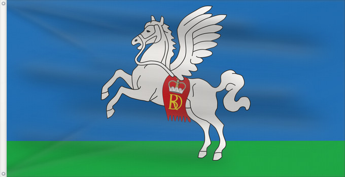 Bandera, con dos ojales metálicos y lado del asta reforzado: Słucak	Slutsk, Belarus	Slutsk	Sluzk	Сьцяг Слуцку, Беларусь