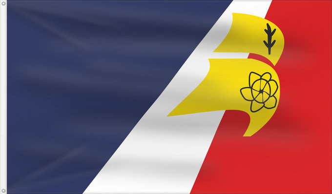 Drapeau, avec deux œillets métalliques et guindant renforcé : Franco Terreneuviens