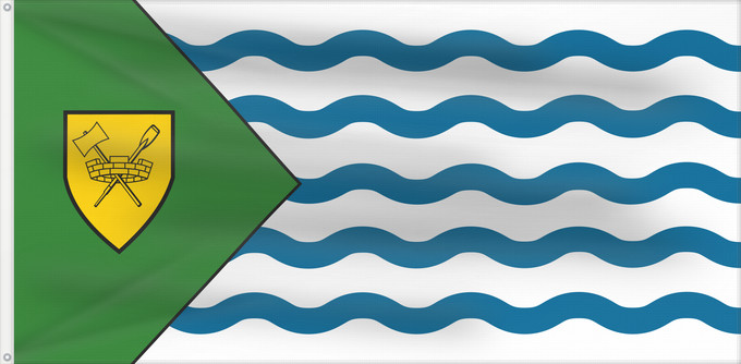 Drapeau, avec deux œillets métalliques et guindant renforcé : Vancouver  Canada