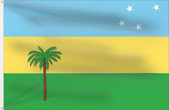 Drapeau, avec deux œillets métalliques et guindant renforcé : Concón, Chile	Concón