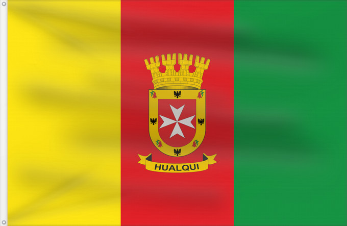 Drapeau, avec deux œillets métalliques et guindant renforcé : Hualqui