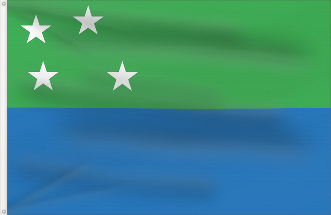 Flagge, mit zwei Metallösen und verstärktem Besatzband: Los Lagos Region, Chile	Los Lagos Region, Chile since 2013	Région de Los Lagos, Chili (depuis 2013)	X Región de Los Lagos, Chile desde 2013	Los Lagos Region, Chile (seit 2013)	Regione di Los Lagos, Cile (dal 2013)