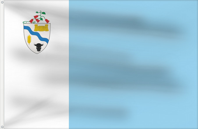 Flagge, mit zwei Metallösen und verstärktem Besatzband: Río Bueno	Río Bueno, Chile