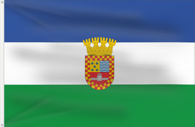 Flagge, mit zwei Metallösen und verstärktem Besatzband: Santa Juana	Santa Juana, Chile