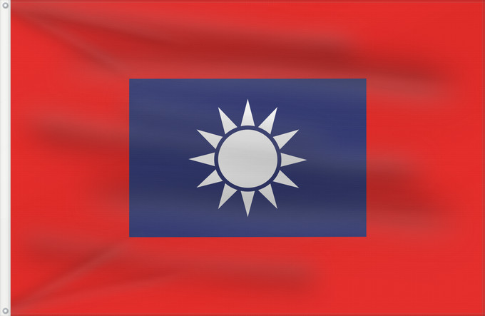 Flag, with two metal eyelets and reinforced hoist: Republic of China Army