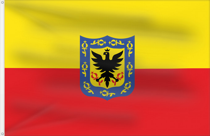 Drapeau, avec deux œillets métalliques et guindant renforcé : Bogotá