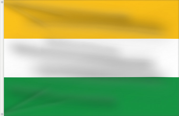 Bandera, con dos ojales metálicos y lado del asta reforzado: Acacías  Meta	Acacías (Meta)	Municipio de Acacías  Meta