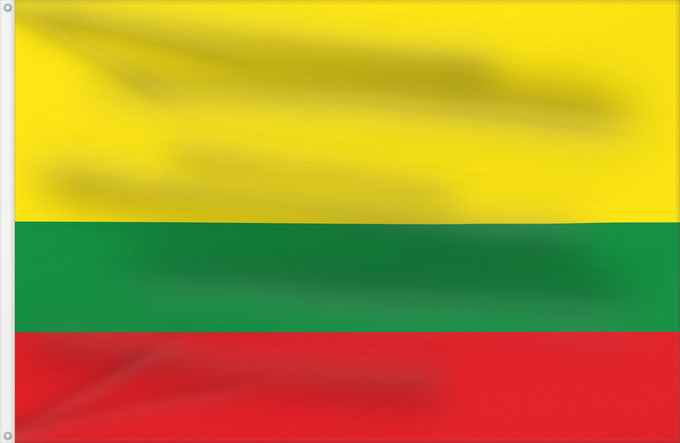 Flagge, mit zwei Metallösen und verstärktem Besatzband: Almaguer Cauca Almaguer (Cauca) Municipio de Almaguer Cauca