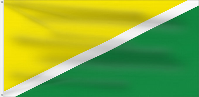 Flag, with two metal eyelets and reinforced hoist: Anorí