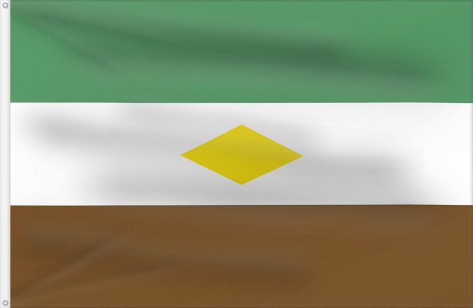 Flagge, mit zwei Metallösen und verstärktem Besatzband: Anzá  Antioquia	Anzá (Antioquia)	Municipio de Anzá  Antioquia