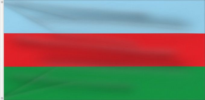Bandera, con dos ojales metálicos y lado del asta reforzado: Apía  Risaralda	Apía (Risaralda)	Municipio de Apía  Risaralda